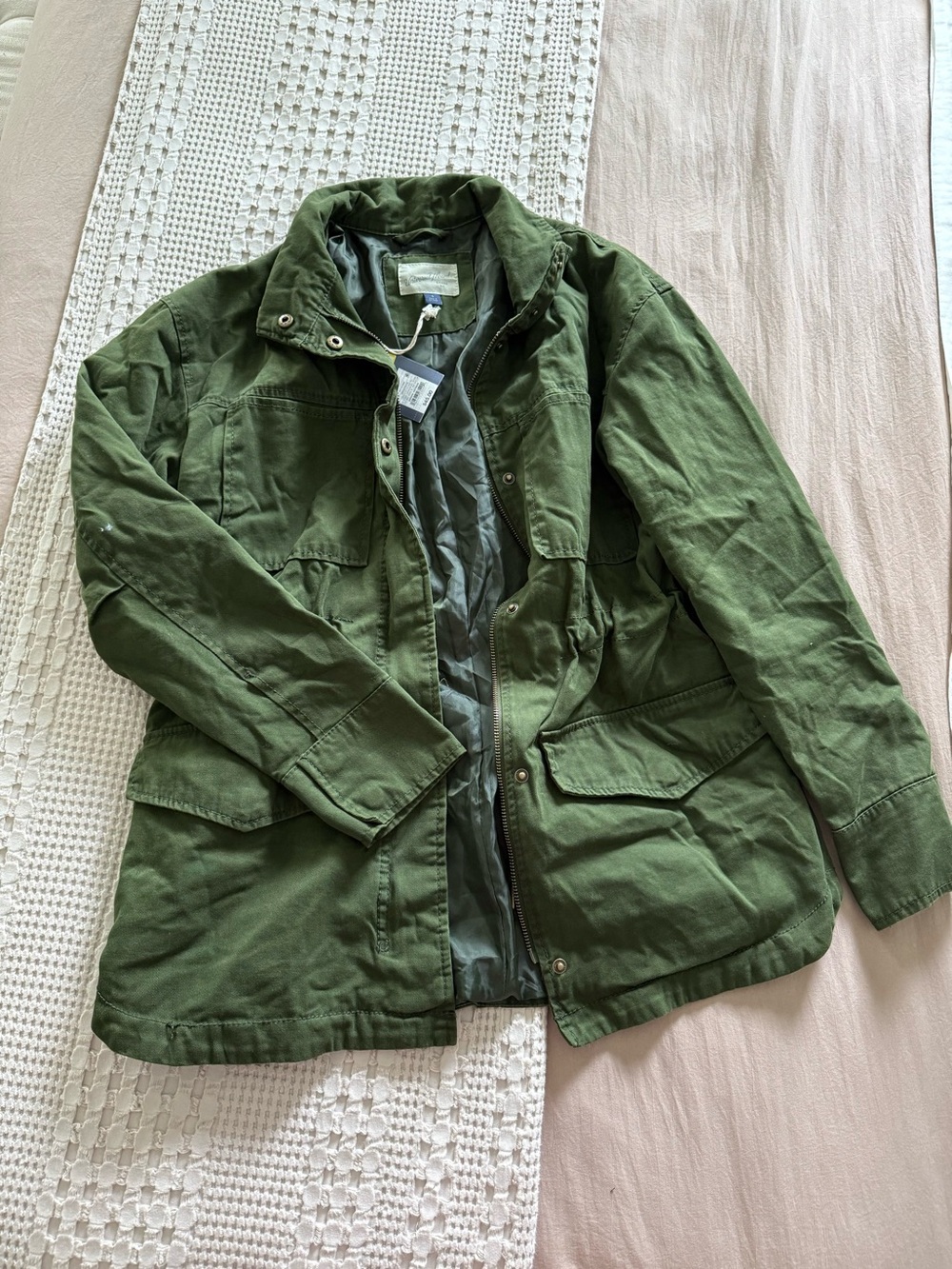 NEW Universal Thread Green Military-Style Jacket Size S